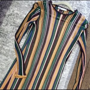 Metallic Multi-colored Zara Dress